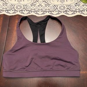 NWOT Lululemon Sport Bra, size 10 Purple